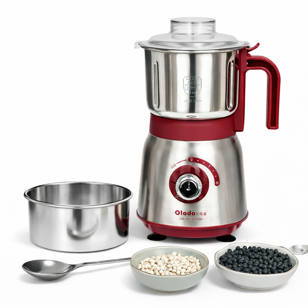 Olodo 2-in-1 Electric Grinder & Juice Blender - 316 Stainless Steel | 600g Capacity | Ghana
