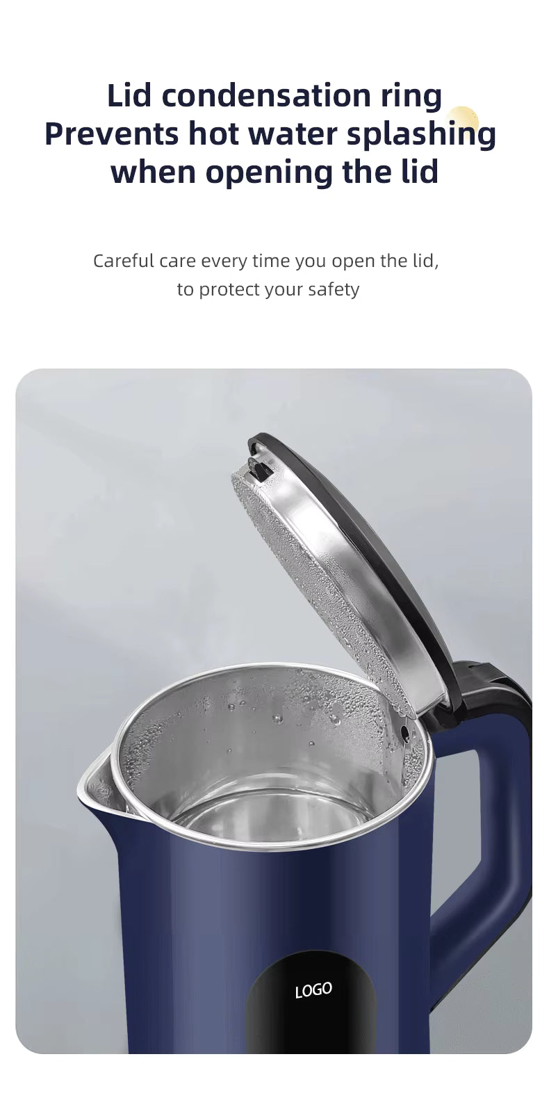 Smart Electric Kettle with Temperature Control - 24H Keep Warm | LED Display | 55dB Quiet | Ghana