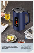 Smart Electric Kettle with Temperature Control - 24H Keep Warm | LED Display | 55dB Quiet | Ghana