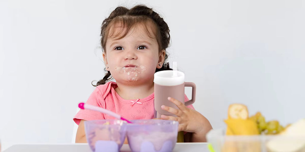 290ml Silicone Baby Cup with Handle - BPA-Free Kids Drinkware | Ages 0-12+