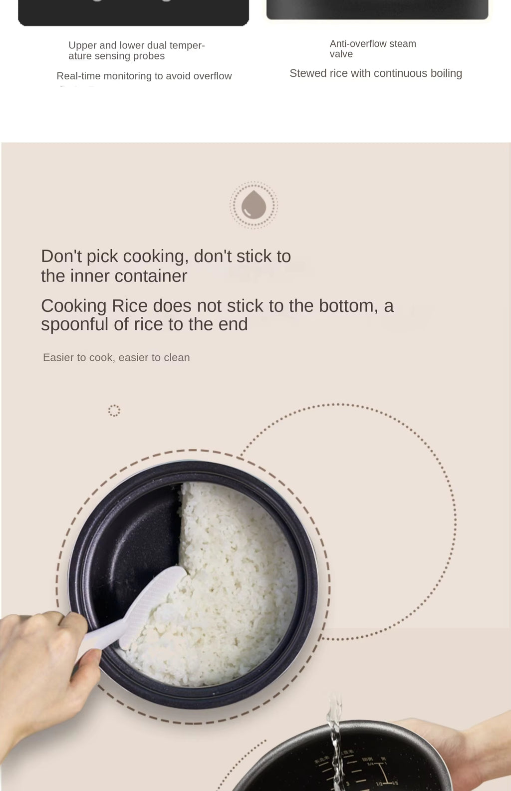 Little Bear Smart Rice Cooker - Microcomputer Control (2L/3L) | Perfect Rice Every Time