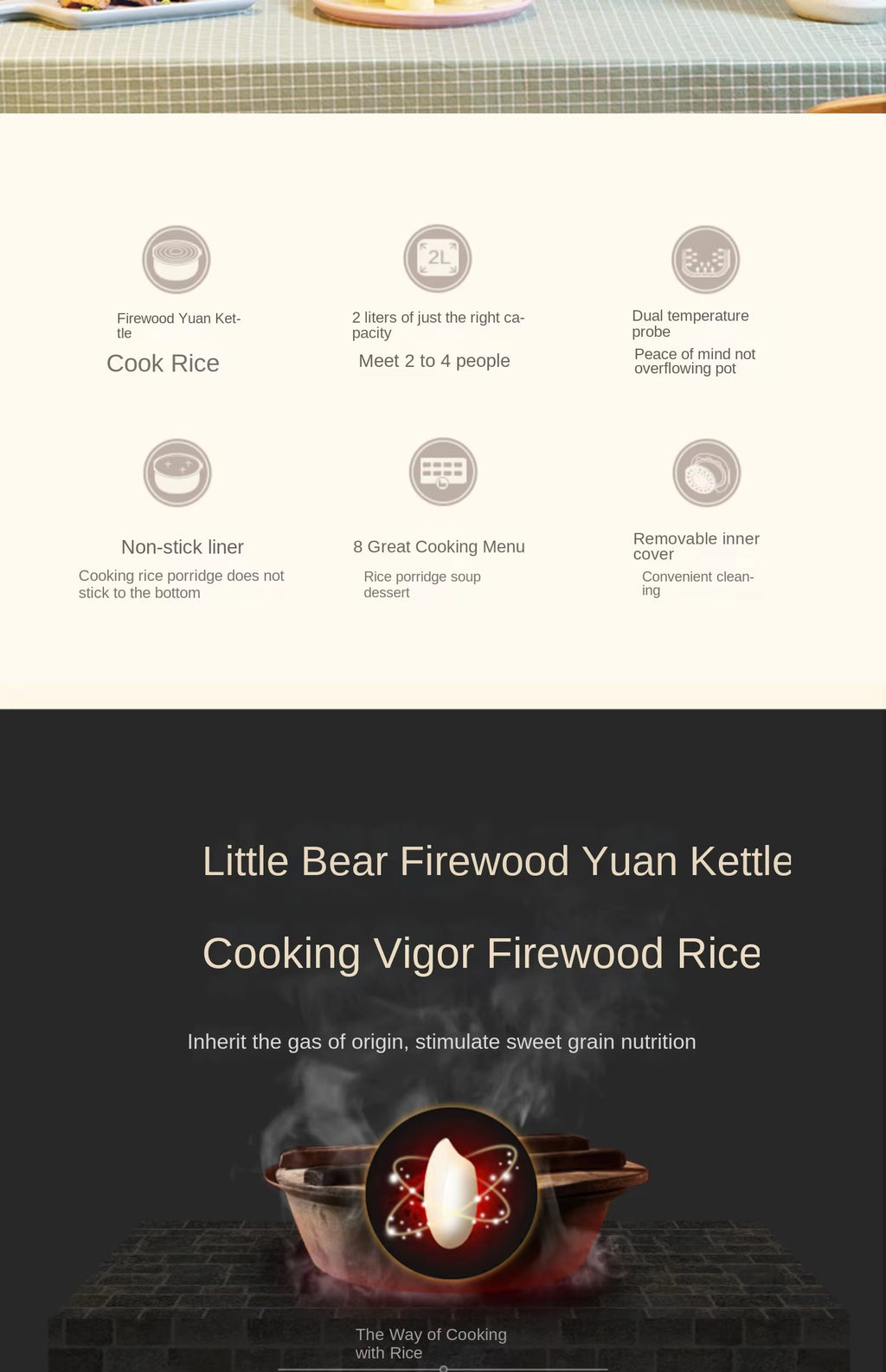 Little Bear Smart Rice Cooker - Microcomputer Control (2L/3L) | Perfect Rice Every Time