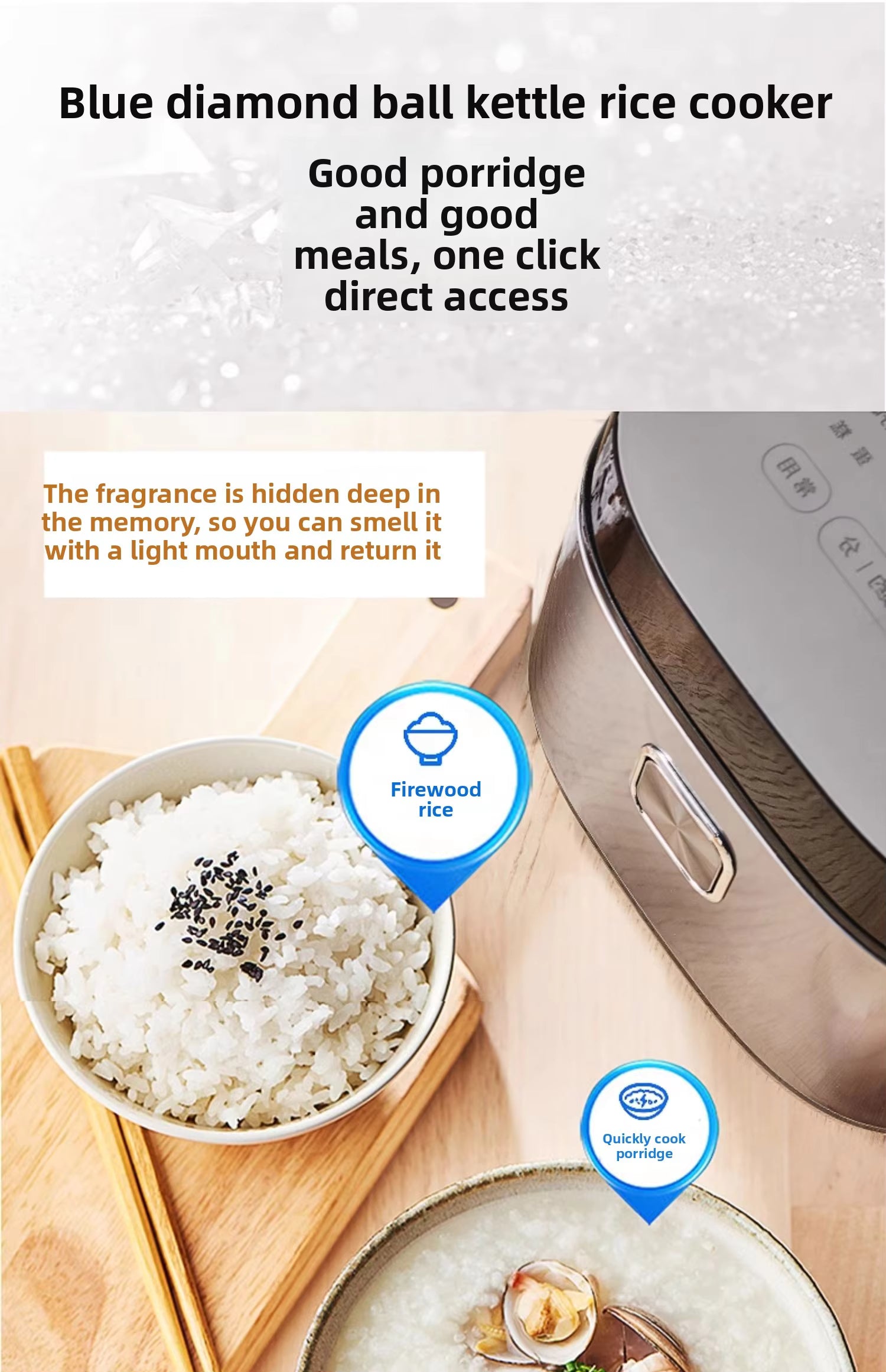 SUPOR Luxury Smart Rice Cooker 5L - 16 Functions with LCD & 24Hr Timer | Model SF50FC973