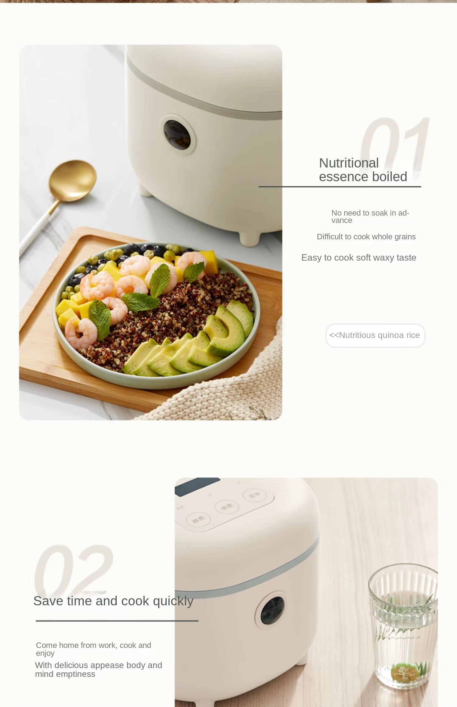 Little Bear Smart Rice Cooker - Microcomputer Control (2L/3L) | Perfect Rice Every Time