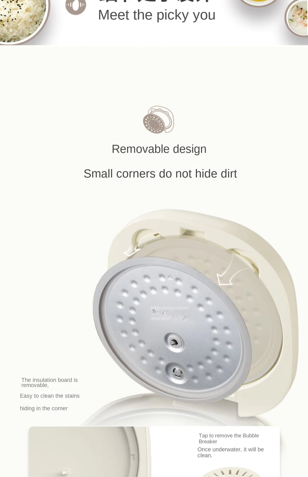 Little Bear Smart Rice Cooker - Microcomputer Control (2L/3L) | Perfect Rice Every Time