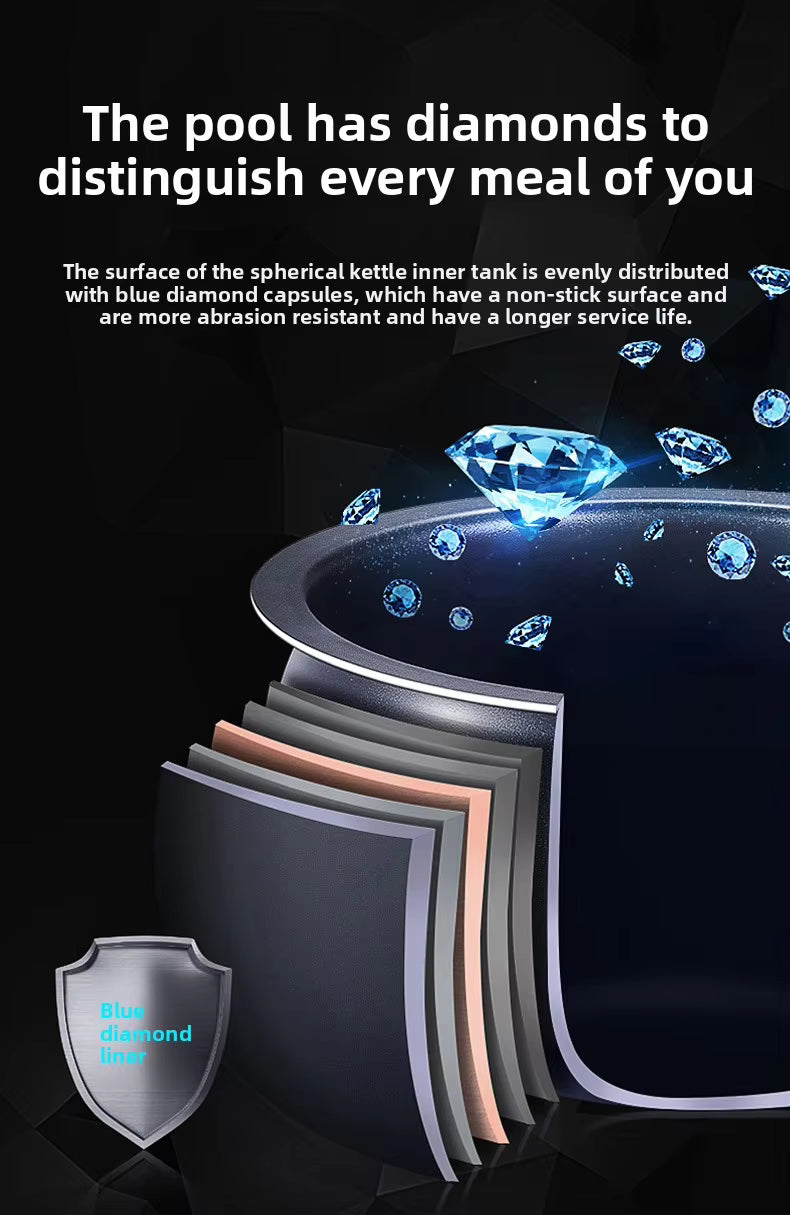 SUPOR Luxury Smart Rice Cooker 5L - 16 Functions with LCD & 24Hr Timer | Model SF50FC973