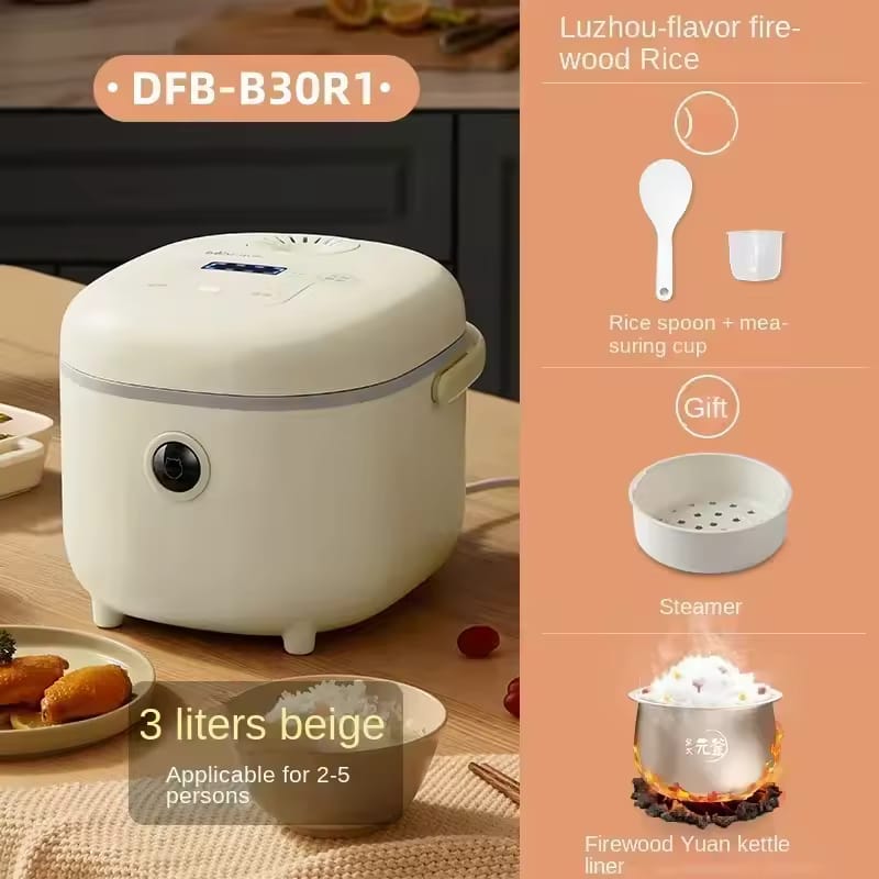 Little Bear Smart Rice Cooker - Microcomputer Control (2L/3L) | Perfect Rice Every Time