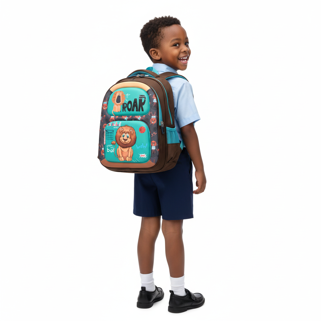 Child with Lion ROAR Backpack