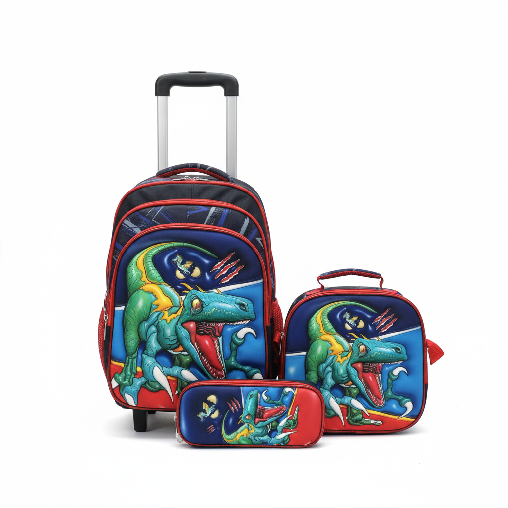 Dinosaur 3-Piece Set - Studio White Background