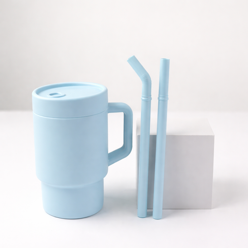 290ml Silicone Baby Cup with Handle - BPA-Free Kids Drinkware | Ages 0-12+