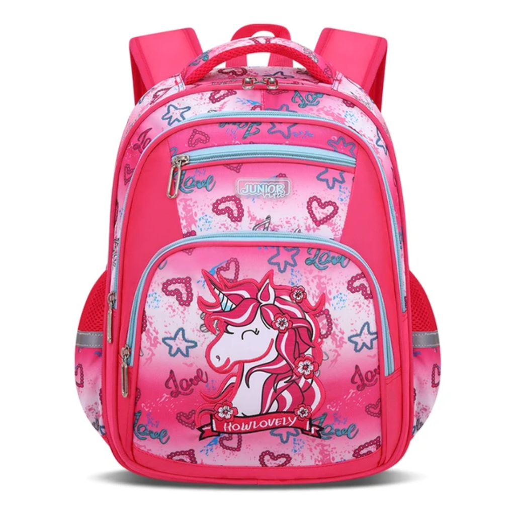 Space Adventure Kids School Backpack - Multi-Compartment Organizer Bag