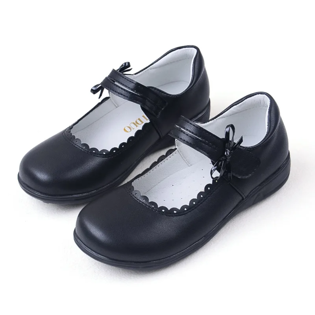 Girls Black Mary Jane School Shoes - Classic Dress Shoes