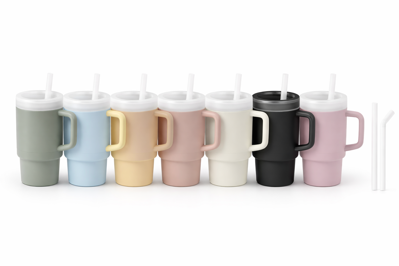 290ml Silicone Baby Cup with Handle - BPA-Free Kids Drinkware | Ages 0-12+