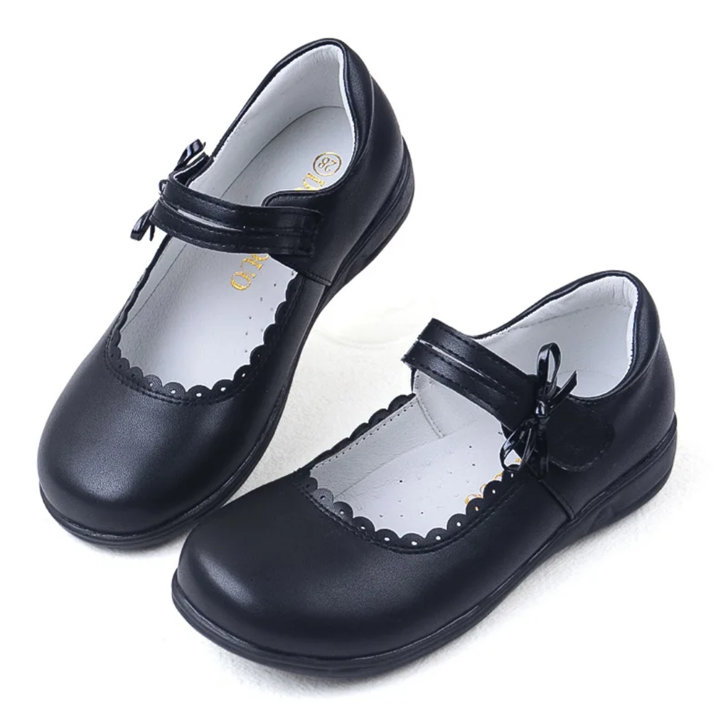Girls Black Mary Jane School Shoes - Classic Dress Shoes